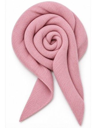 Rosas cashmere mini scarf Rose